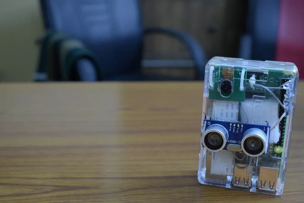 First working prototype of the number plate recognition device