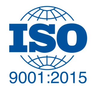 ISO 9001:2015 certification badge